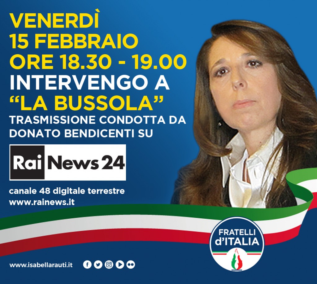 A Rai News 24, Ospite Di “La Bussola” Condotta Da Donato Bendicenti ...